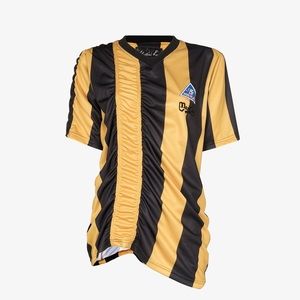 MARTINE ROSE 2019 Black and Yellow Jersey Top
